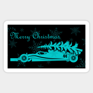 Lewis Hamilton Christmas Car Sticker